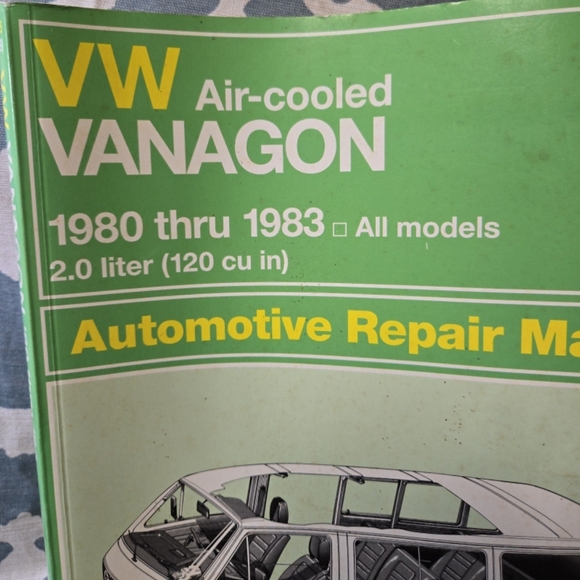 Volkswagen Air-cooled Vanagon 1980-83 Owner's Workshop Manual (Haynes VW Vanagon - Picture 2 of 5